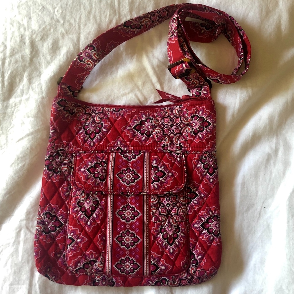 Red Vera Bradley Crossbody Bag